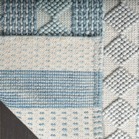Safavieh 6 x 6 ft. Natura Square Hand Loomed Rug Blue & Ivory NAT252M-6SQ